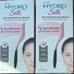 Schick Hydro Silk Dermaplaning wand pack of two